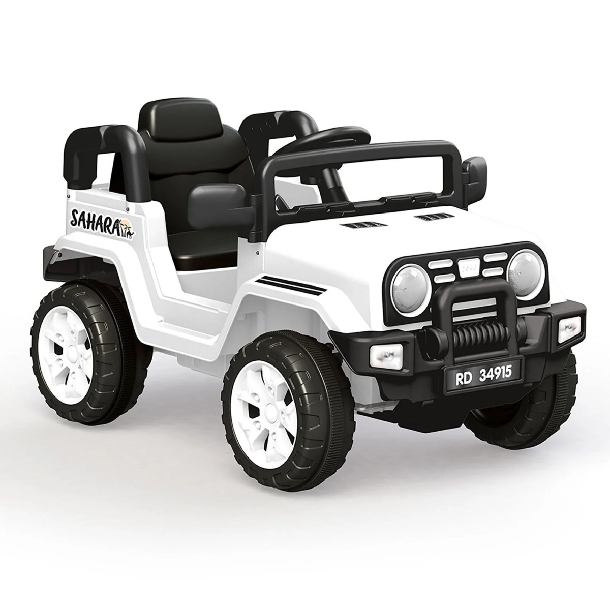 Dolu Sahara 12V Akülü Araba Uzaktan Kumandalı 4x2 Beyaz