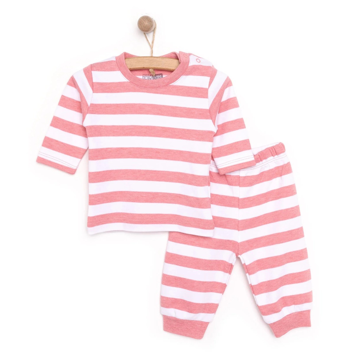  Unisex Yenidoğan Sweatshirt Patiksiz Alt İnterlok Çıtçıtlı Bisiklet Yaka Uzun Kol