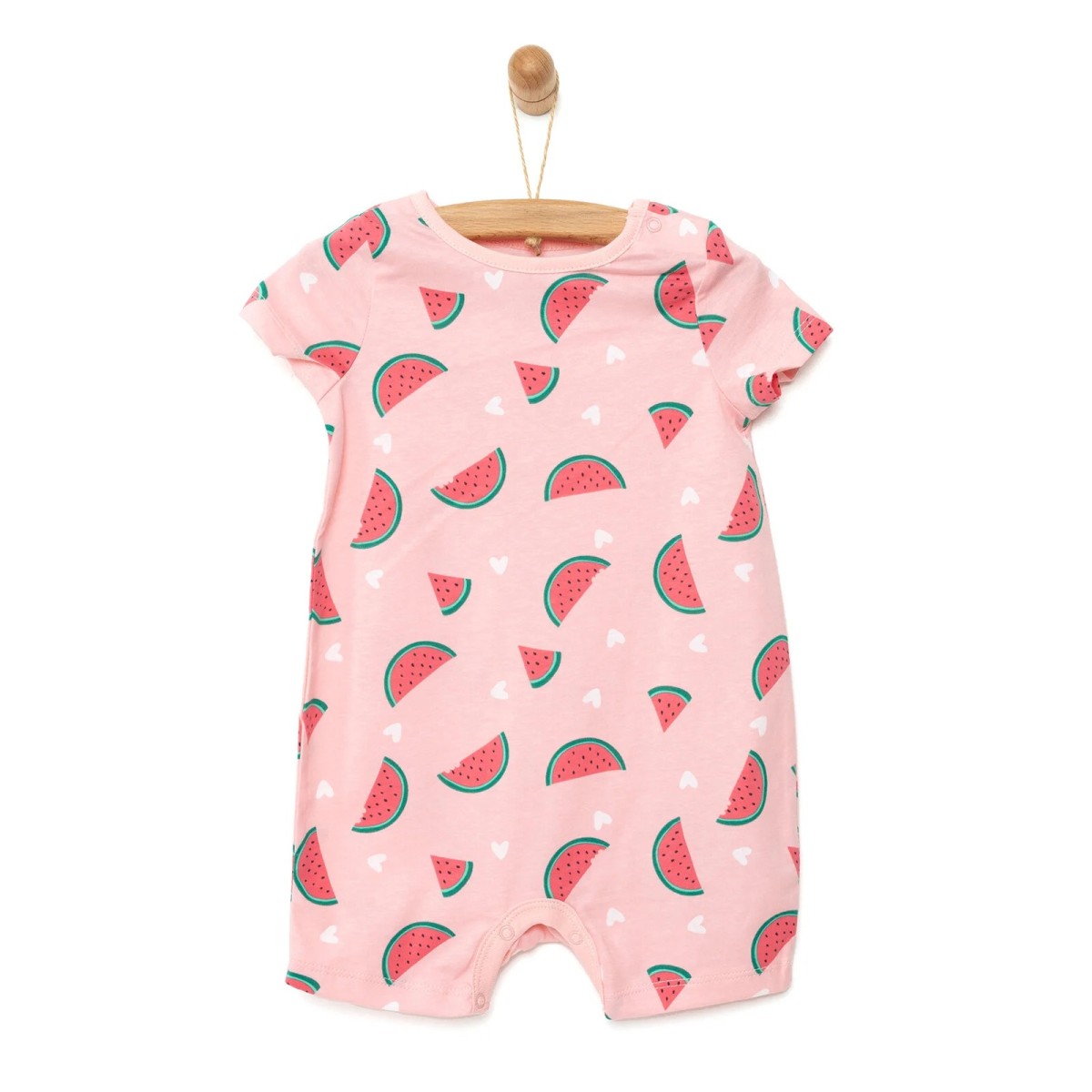 HelloBaby Kısa Tulum Kız Bebek